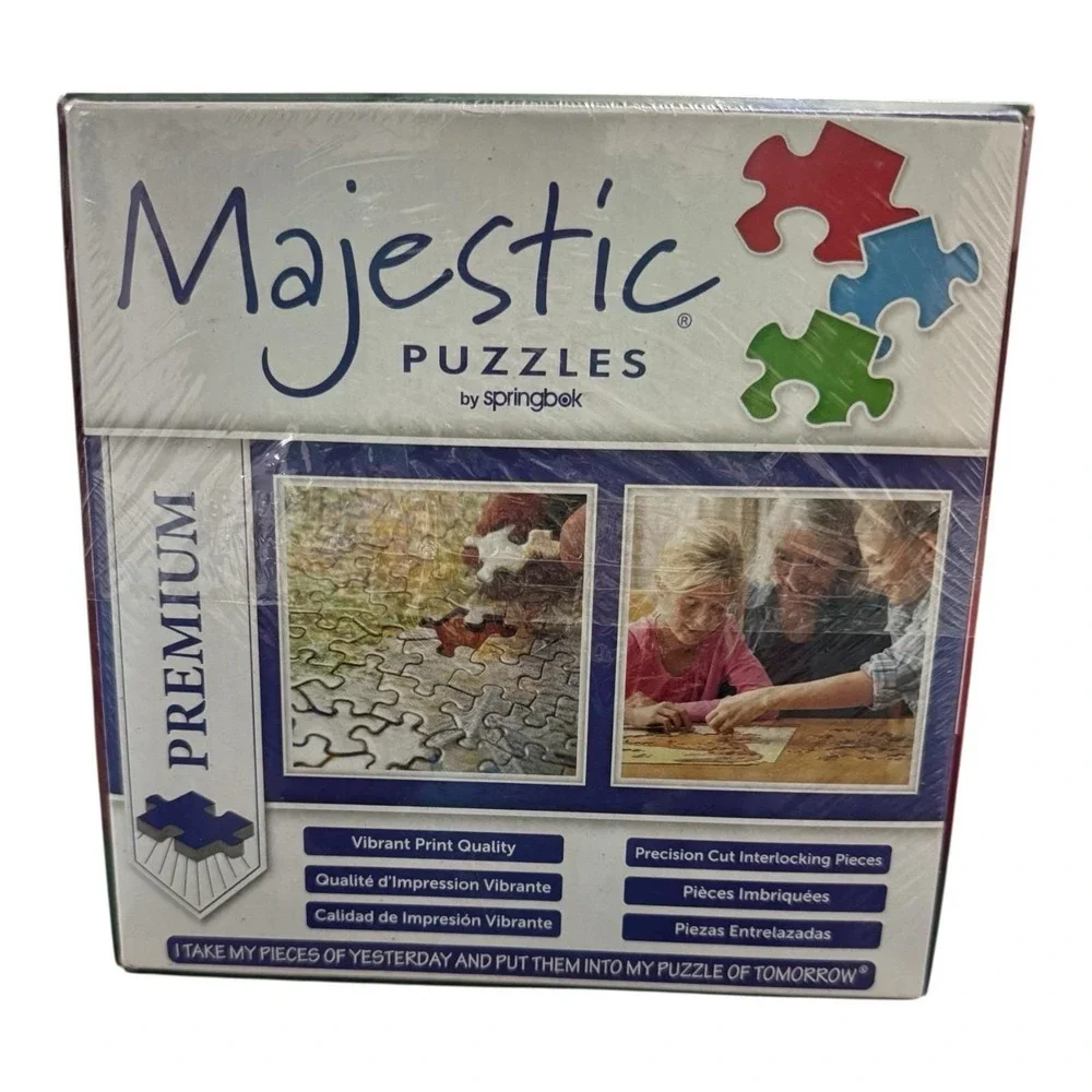 Naughty or Nice Majestic Puzzles 1000 Pc. Holiday Puzzle‎ Series Santa Christmas